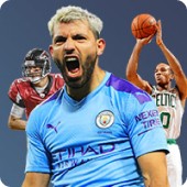 MWIN8 sports banner featuring football, basketball, and American football athletes representing global sports betting excitement.